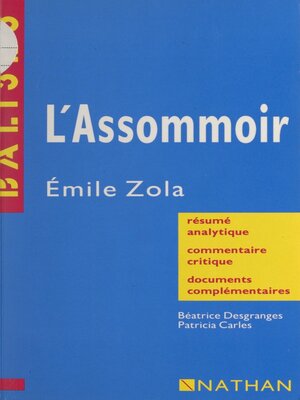 cover image of L'Assommoir, Émile Zola